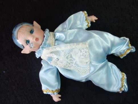 Vintage Pixie Porcelain Doll