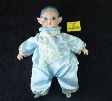 Vintage Pixie Porcelain Doll