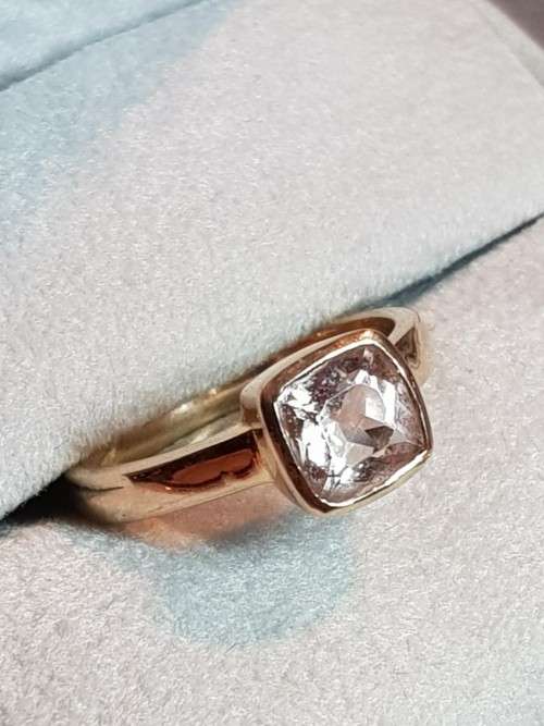 18ct Rose Gold Morganite Ring
