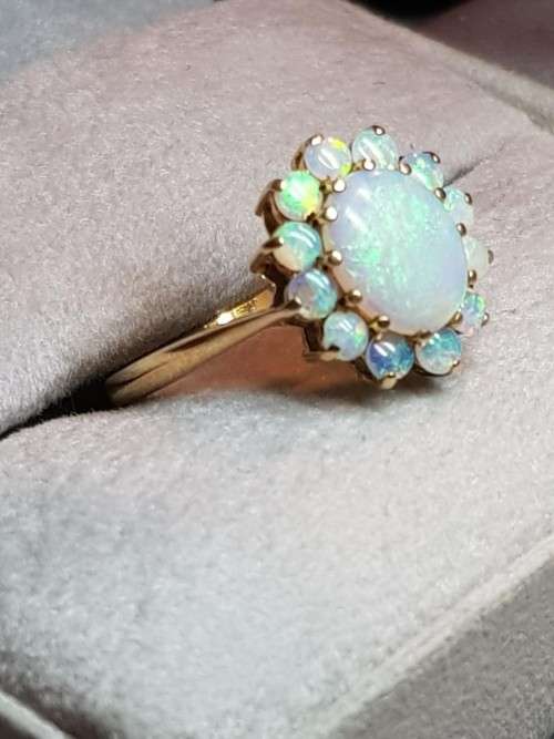 Opal Yellow Gold Ring