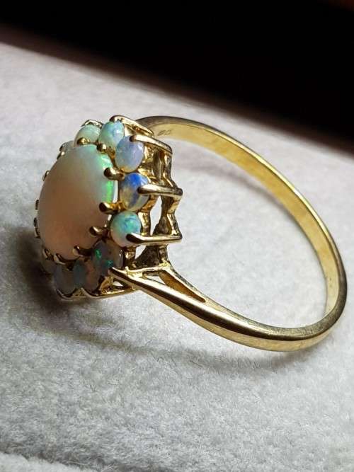 Opal Yellow Gold Ring