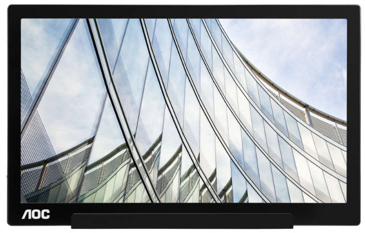 AOC I1601FWUX 15.6` Full HD USB-C Portable IPS Monitor (for devices w/ USB-C DP Alt Mode only)