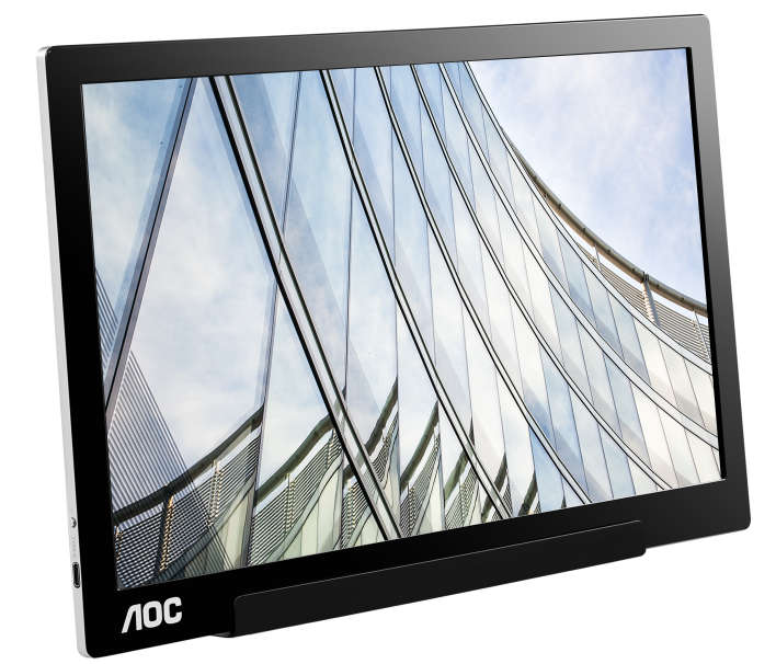 AOC I1601FWUX 15.6` Full HD USB-C Portable IPS Monitor (for devices w/ USB-C DP Alt Mode only)