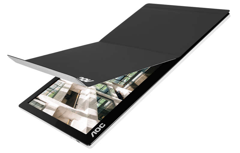 AOC I1601FWUX 15.6` Full HD USB-C Portable IPS Monitor (for devices w/ USB-C DP Alt Mode only)