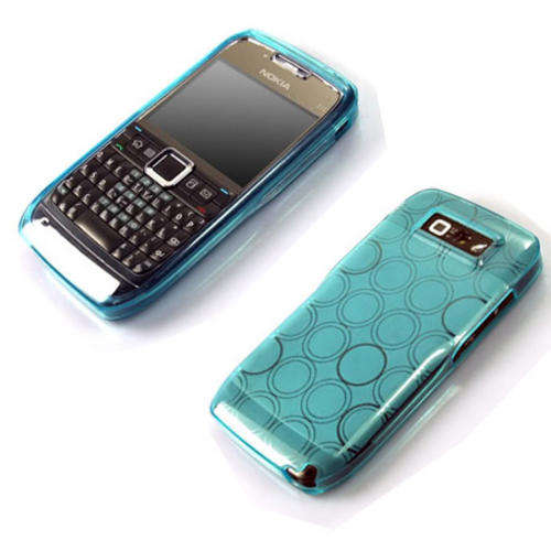 Nokia E71 *Soft* gel cover(blue)