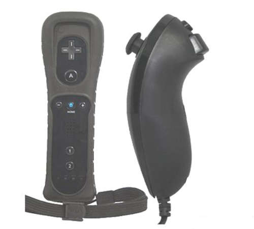 Nintendo wii wireless REMOTE AND NUNCHUCK (Black)
