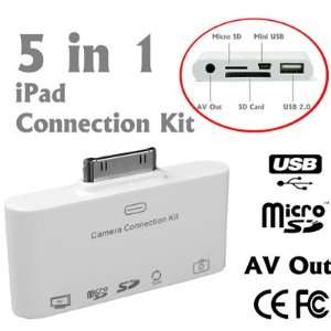 5-in-1 Camera Connection Kit Card Reade For iPad 2