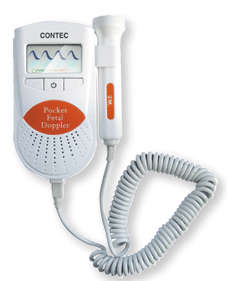 Contac- Pocket Fetal Doppler Prenatal Heart Monitor