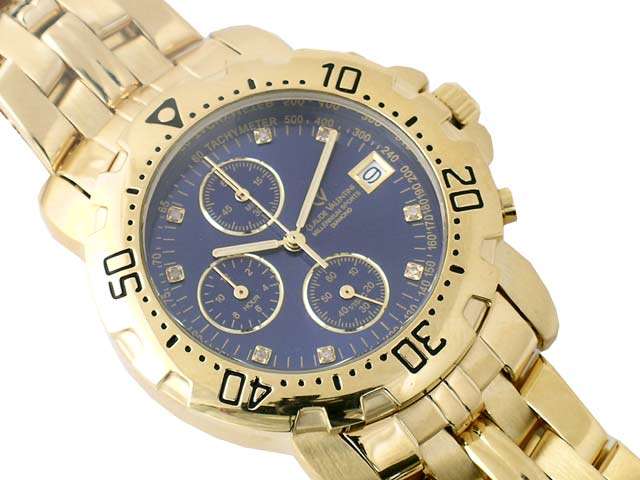 ***R13,000.00*** CLAUDE VALENTINI MILLENIUM Diamond Navy Gents