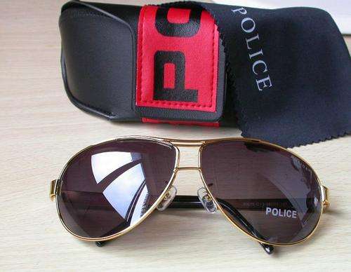 GUNMETAL- Brand New 2009 POLICE aviator Sunglasses