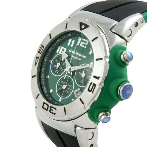 BRAND NEW - Krug Baumen KINGSTON Green CHRONO Gents Watch