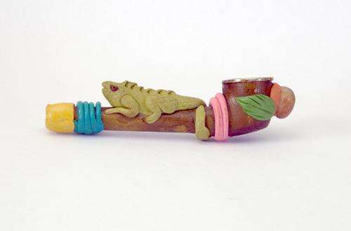 Stunning Handcrafted Decorative Pipe - Gecco