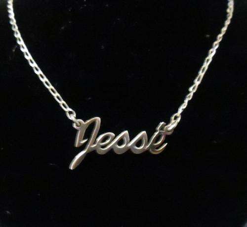 Melissa Collection: Handmade Name Necklace - Solid 925 SS - Any name