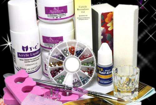 Nail Art - DIY Acrylic Nail Art Set  - 14pcs
