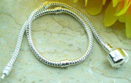 #####925 STERLING SILVER SNAKE BRACELET#### 18cm fits Pandora
