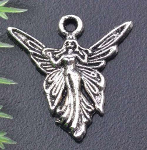 4 x  Tibet Silver Pendants - ANGEL