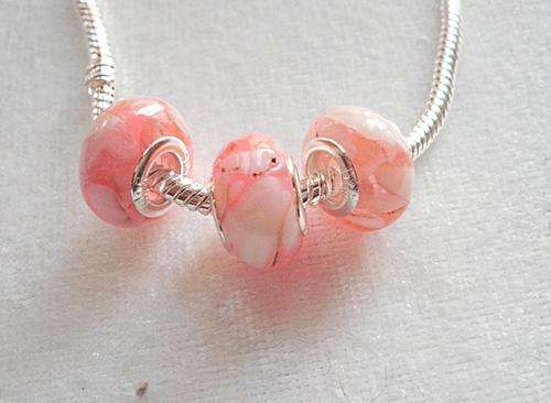Exquisite MOP Shell Beads with 925 SS Cores - Fits Pan & Euro Bracelets