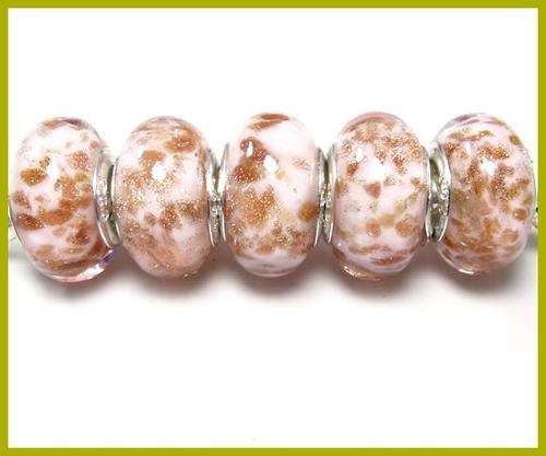 Handcrafted Murano Glass Beads With 925 SS cores - Fits Pan & Euro Bracelets