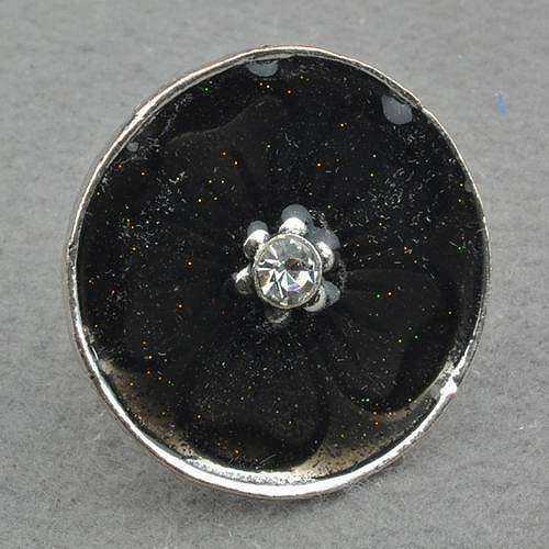 Unique Tibet Silver Cocktail Ring - Adjustable Size