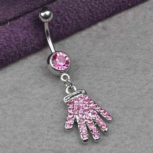Get Ready for Summer! Stunning Swarovski Crystal & Surgical Steel (Nickel Free) Navel/Belly Ring