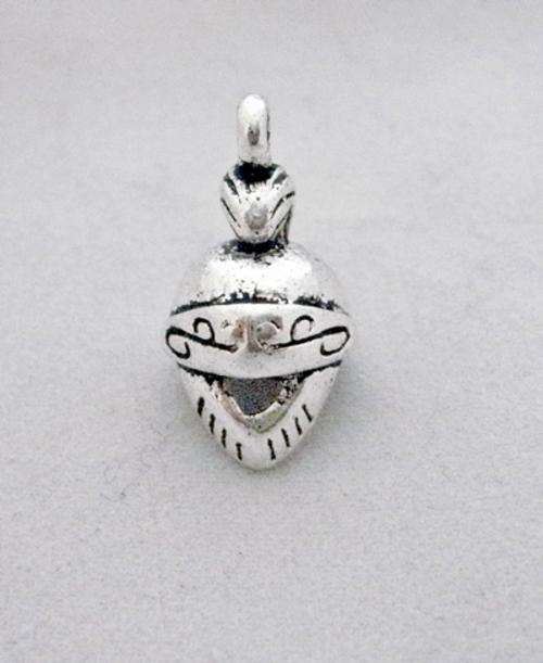 Religeous Tibet Silver Charms - HELMET