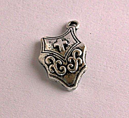 Religeous Tibet Silver Charms - BREAST PLATE
