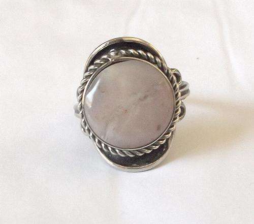 Handcrafted Peruvian Gems & Alpaca Silver Ring - Adjustable size