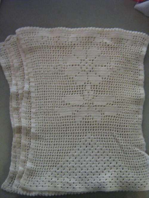 5 x Chrochet Head Rest Covers for Lounge Suite