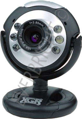 XGR 5MP WEBCAM WITH MIC, 6 LED LIGHTS *PERFECT FOR SKYPE* (BRAND NEW