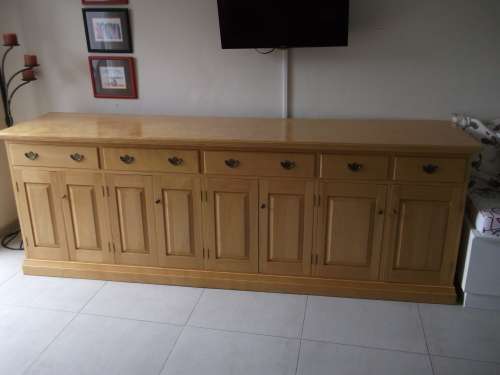 Solid Beech wood side board