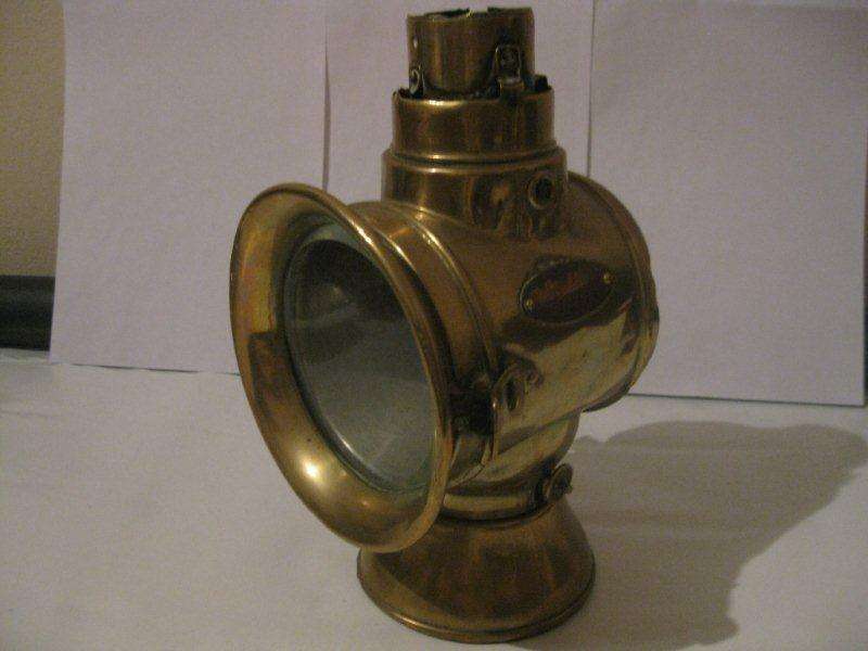 Railway lamp - brass (Standard Friswell - British Made) Patent No 2881