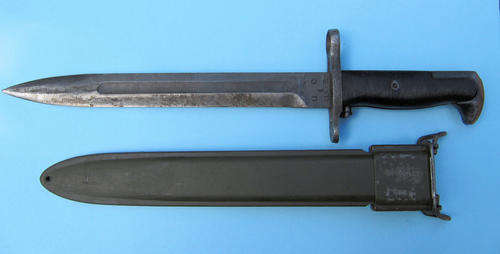 M1 Garand Bayonet M-1945 Marked. U.C. (Utica Cutlery Company) US Army WWII