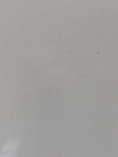 Corningware tertbak