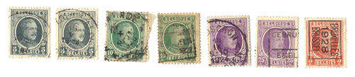 1925-1928 Belgium stamps