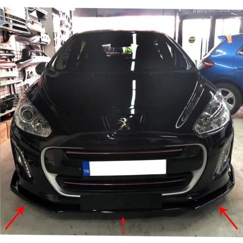 Front Lip With Red Detail ( Universal Front Lip)