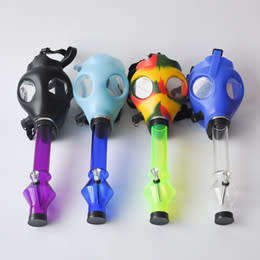 Gas Mask Bongs With Adjustable Head Straps
