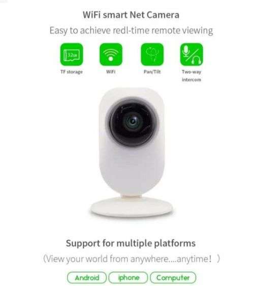 WiFi Smart IP Security Camera