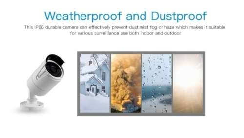 4 Channel CCTV Full AHD Camera Kit Security Recording System With 3G Phone Viewing