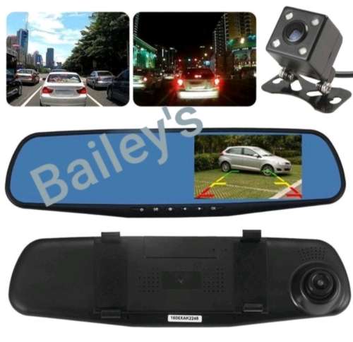 Dash Cam + Reverse Camera and Monitor