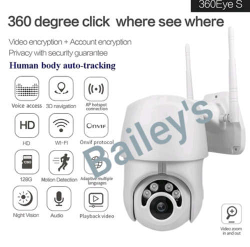 Wireless Outdoor IP Camera With Auto-Tracking