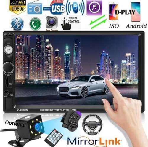 7" Touch Screen Mp5 With Mirror Link GPS Navigation