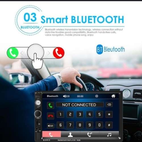 7" Touch Screen Mp5 With Mirror Link GPS Navigation