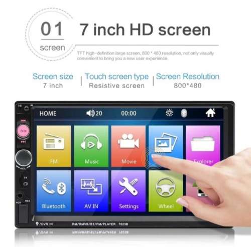 7" Touch Screen Mp5 With Mirror Link GPS Navigation