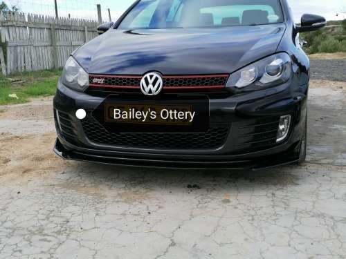 Gloss Black Agressive Universal Car Front Bumper Lip, Spoiler