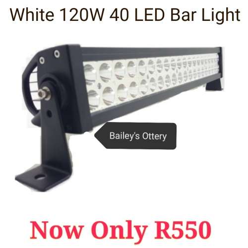 Bright White 120W 40 LED Bar Light