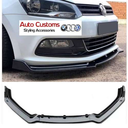VW Polo 6 Front Lip (Gloss Black)