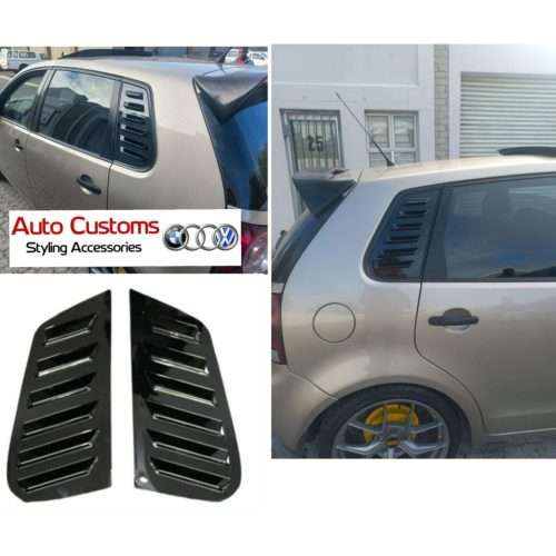 VW Polo 9N / 9N3 Rear Window Louvers