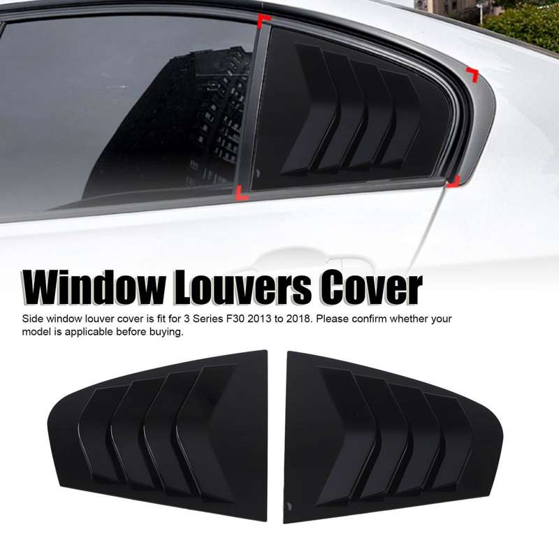 Rear Side Window Louvers For BMW F30 / 31 3 Series