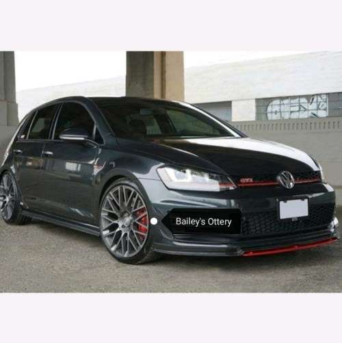 VW Golf 7 Front Lip With Red Detail