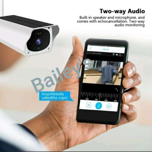 Wifi Solar IP Surveillance Camera With Phone Viewing